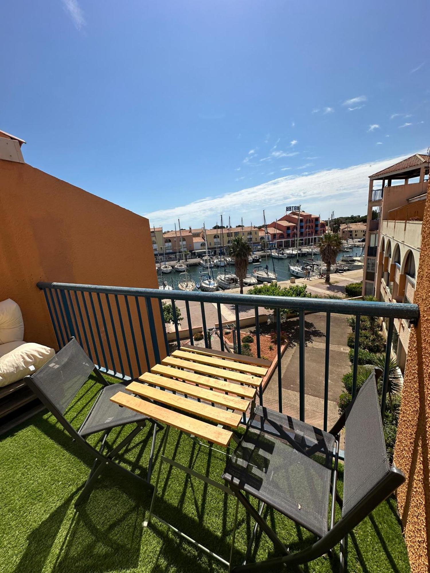 Appartement Vue Mer Sur Port De Leucate Climatise, Parking Gratuit, Linges Et Serviettes Inclus Exteriér fotografie